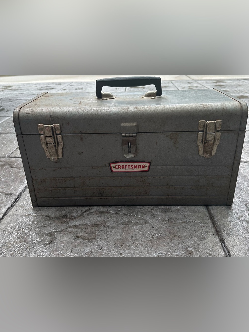 Vintage Sears Craftsman 6500 Mechanics Metal Tool Box NO Tray Made In USA